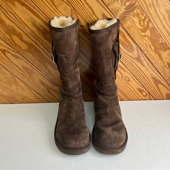 UGG Retro Cargo Tall Boot in Espresso - Picture 3 of 8